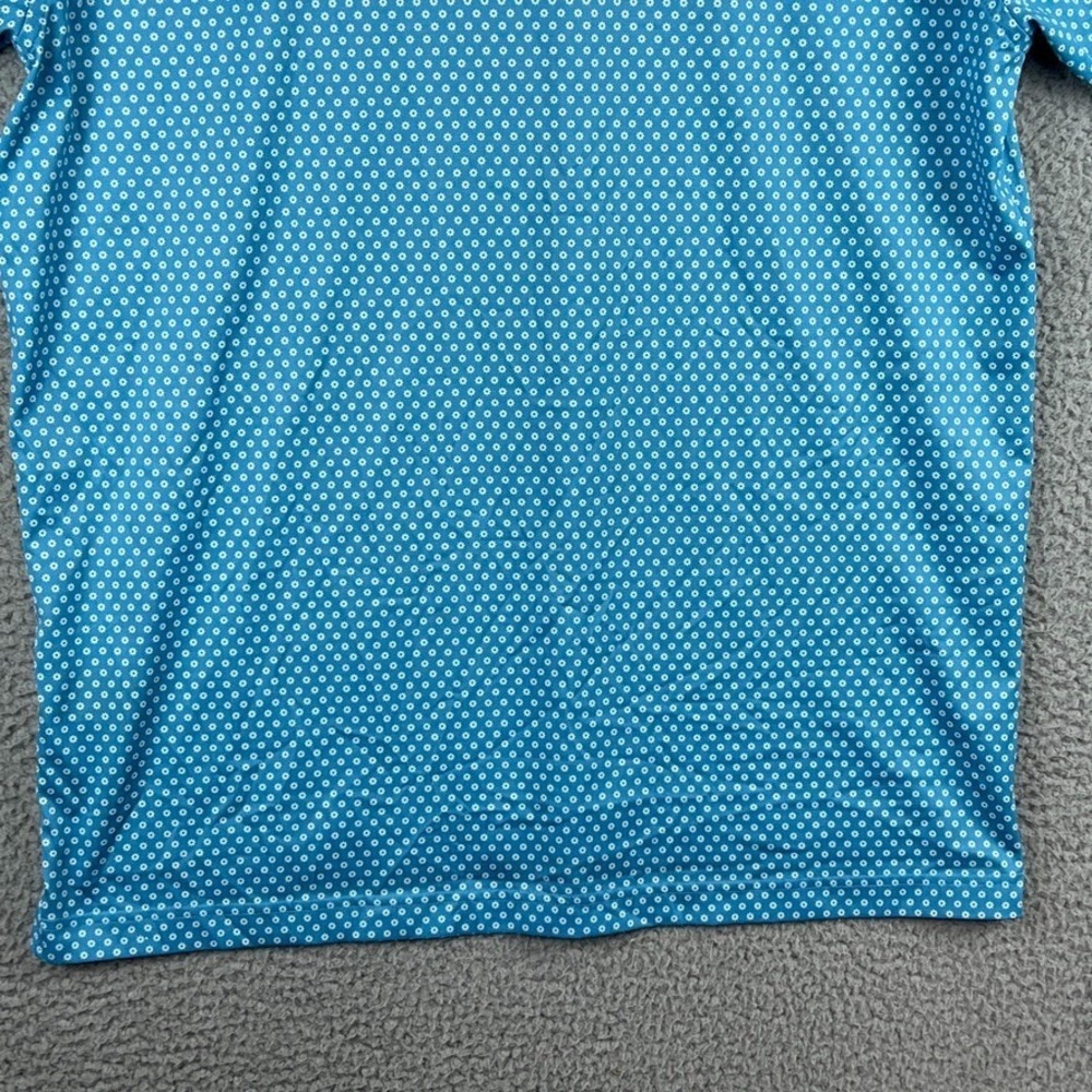 Lot of 2 - Donald Ross Golf Polo Shirt Mens Small Blue Geometric AOP Performance - Picture 14 of 16